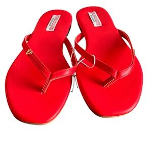 True Religion Women’s flip-flop sandals Red Style TR-SEXYY-S Size 10 M NWT